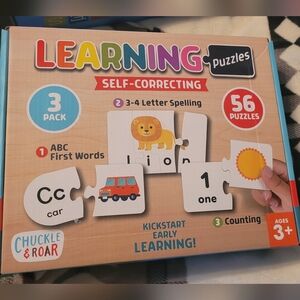 Learning Puzzles for Kids - Self-Correcting Educational Toy